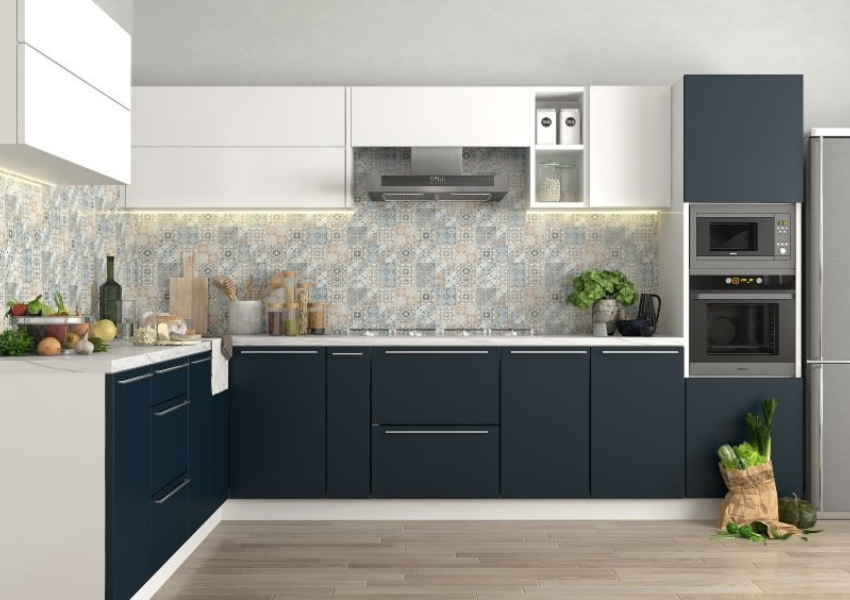 Luxury modular kitchen Lucknow with modern cabinets and stylish finish